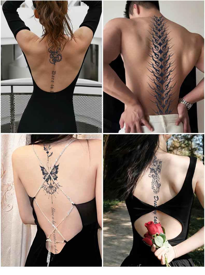 25g Weight tattoo stickers Event & Party Supplies 1 Piece Quantity Party Occasion Paper Card Material Word, Flower, Butterfly Pattern Word Flower Butterfly Paper Card Tattoos & Body Art 1 Piece