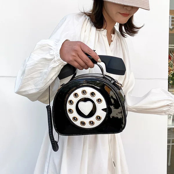 Bag Women's Bag Korean Style New Fashionable Personalized Hand Shoulder Crossbody Bag Stylish Phone Saddle Bag Street Trend
