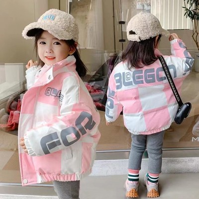 men and women Adidas Cotton new pattern Western style Children Winter clothes cotton-padded clothes children thickening cotton-padded jacket baby coat wholesale