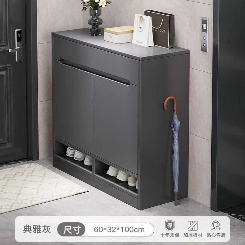 [점장 추천 - 문 2개, 서랍 2개] 엘레강트 그레이 60cm