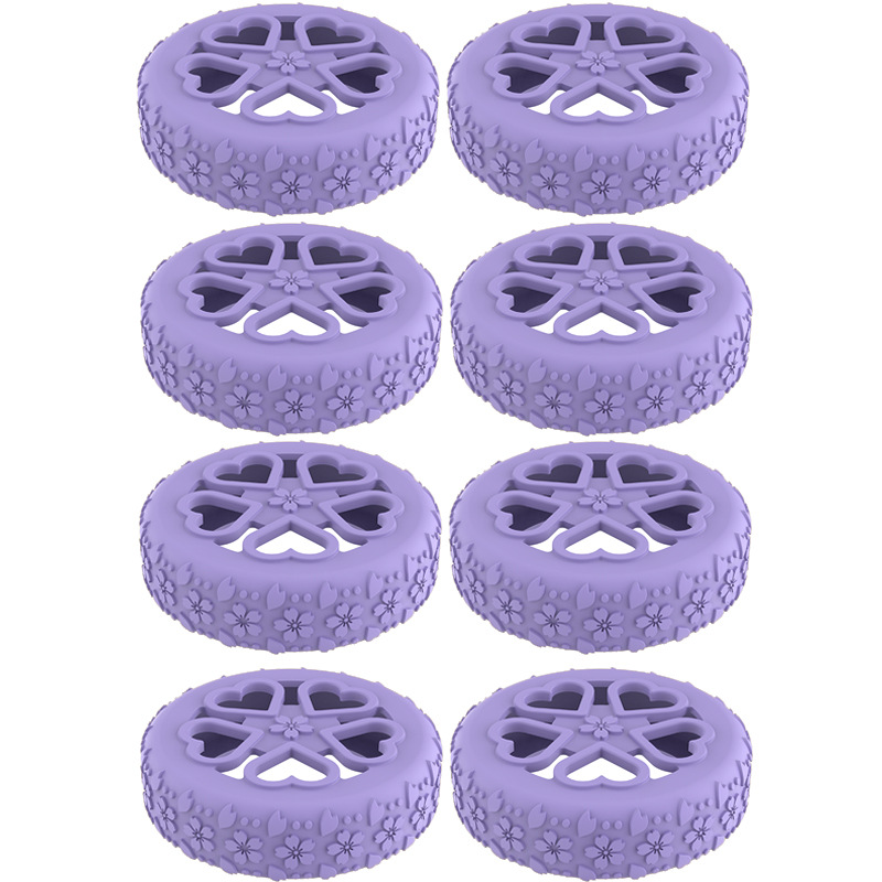 Caster shoesスーツケースホイールシリコン保護カバー耐摩耗性全包スーツケースホイールシリコン保護カバー