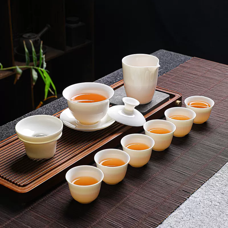 羊脂玉礼盒装套商务送礼礼品套装礼盒简约送礼礼品