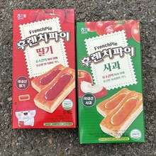 海太苹果草莓夹心派韩国进口果酱曲奇HAITAI千层酥休闲零食192g