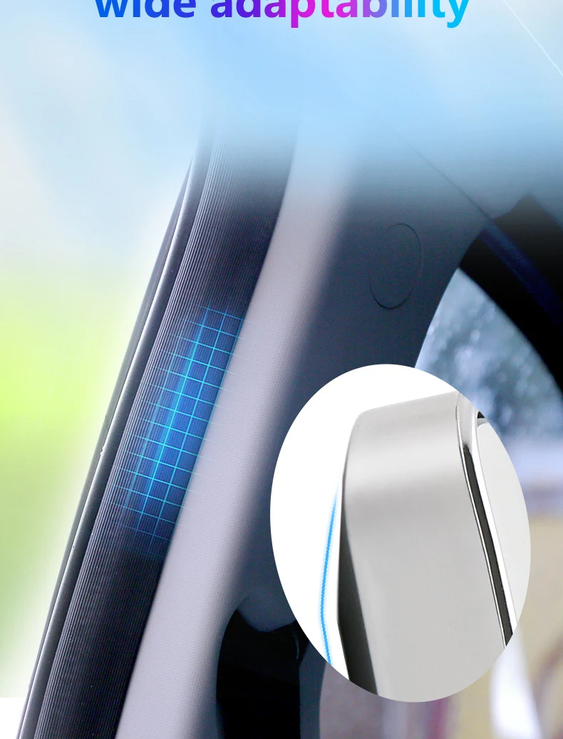 Car Rearview Mirror, Auxiliary Steering Mirror, Flexible, Compact, Multi-Angle Mirror, Convenient 3D Viewing Mirror, High-Looking Steering Mirror