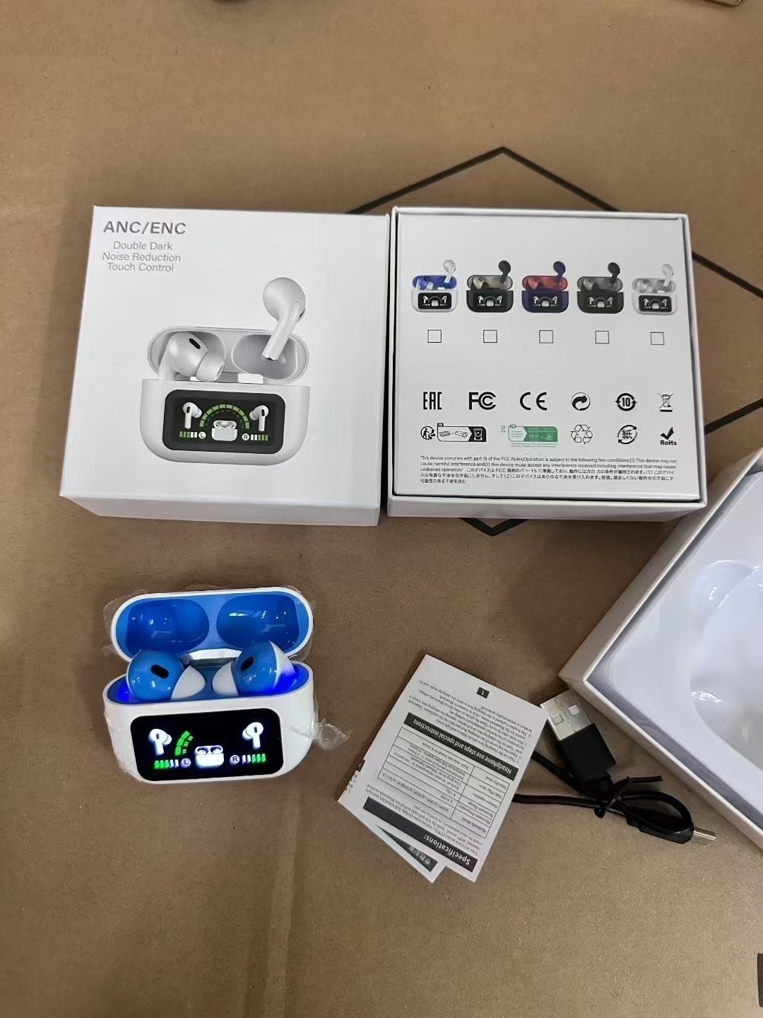 Auriculares Bluetooth para juegos de F9-5C de modelo privado transfronterizo M10 M90 YD03 Auriculares Bluetooth inalámbricos en la oreja TWS Factory