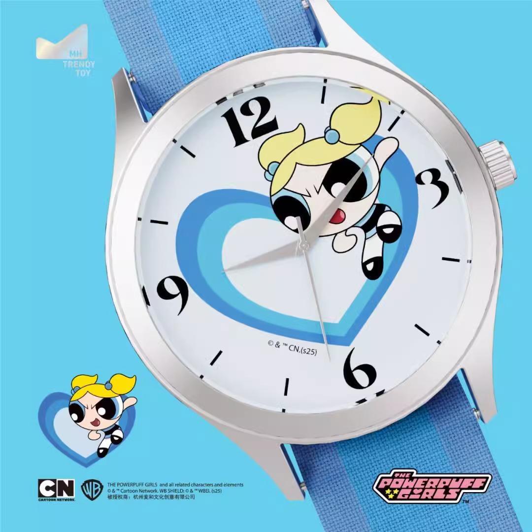 Auténtico reloj de policía de Chica Maihe Feitian caja ciega de dibujos animados alrededor de la linda chica reloj de pulsera de estudiantes regalos de Año Nuevo