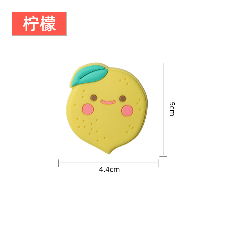 包邮原创软磁冰箱贴磁铁强吸卡通水果pvc软胶磁性贴diy图案logo|undefined