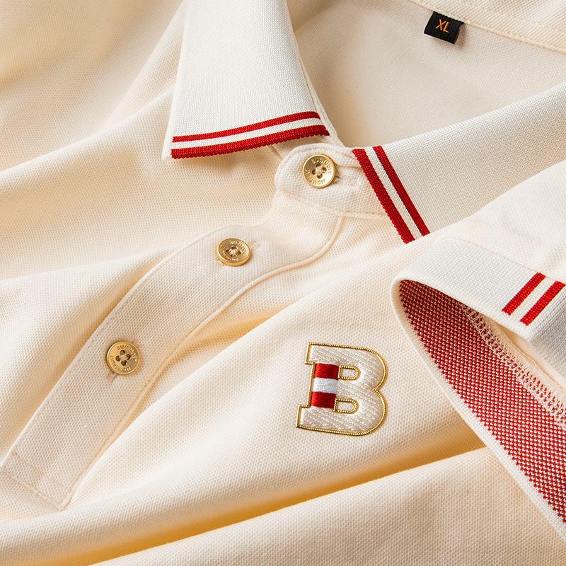 Luxurious Modal Polo Shirt 2026 New Style, Elegant Youth Men's Clothing, Summer Thin Casual Short-Sleeve Men's Wear