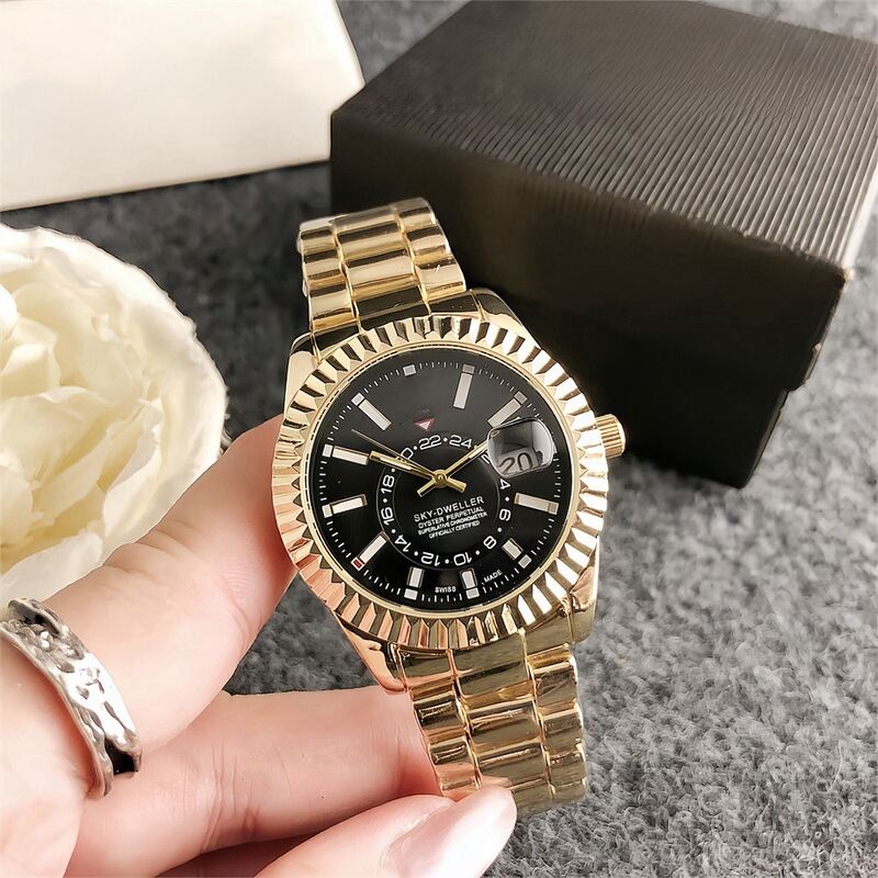 Men's Trendy Brand Watches, Cheap Export Watches, Export to Europe and America, Watch2026 Convex Lens Geneva Calendar Watch