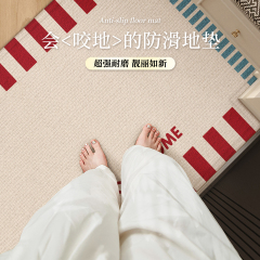 现代简约进门圈绒地垫玄关防滑耐脏耐磨脚垫大门口除尘易打理地垫