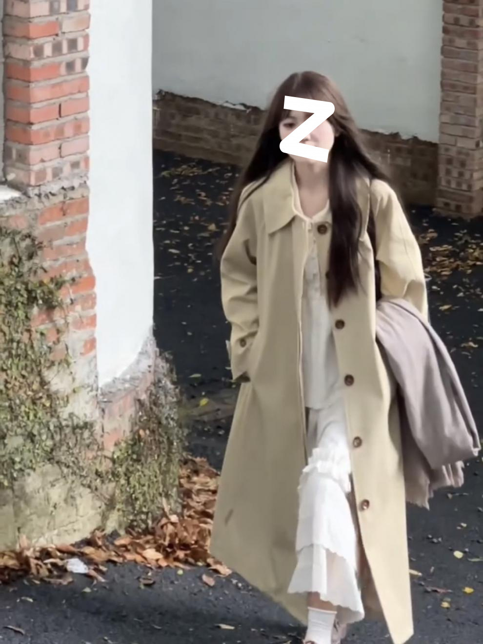 Minimalistisk trenchcoat för kvinnor elegant höst vinter khaki_voghion.com