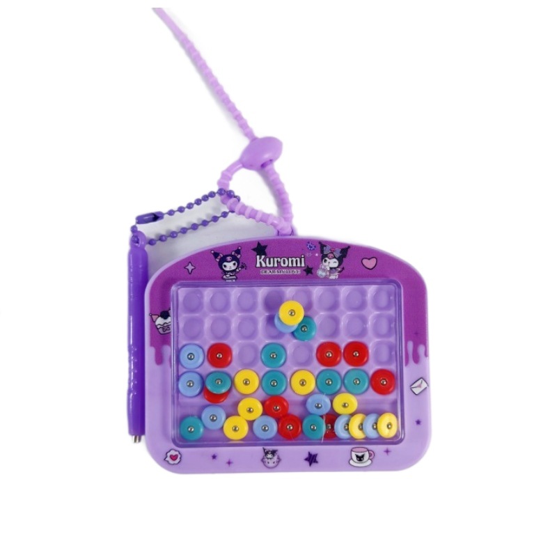 Niños laberinto de juguetes magnéticos lápiz de dibujo magnético control de pluma inteligente entrenamiento de concentración colgante llavero