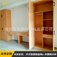 适老化卧室衣柜两门三门四门整体衣柜板式木质衣柜实木可定制