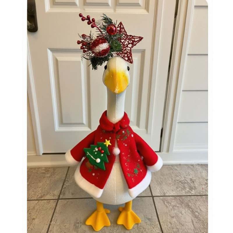 Christmas Goose Costume Porch Goose Costume 23inch Cement Goose Statue Decorative Costume Garden Party Yard Christmas Goose Costume Porch Goose Costume 23inch Cement Goose Statue Decorative Costume Garden Party Yard