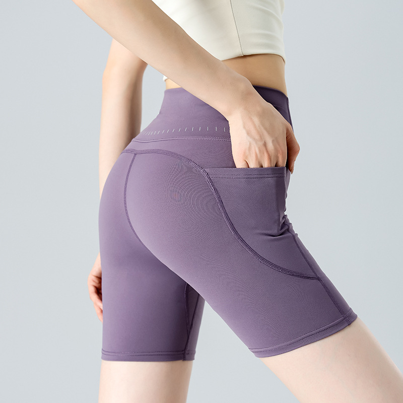 Yoga Pants for Women, Cycling Shorts, High-Waisted Butt-Lifting Leggings, Tight-Fitting Running Training Fitness Pants, Quick-Dry