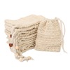 Organic mesh bag, soap for bathing, cotton and linen