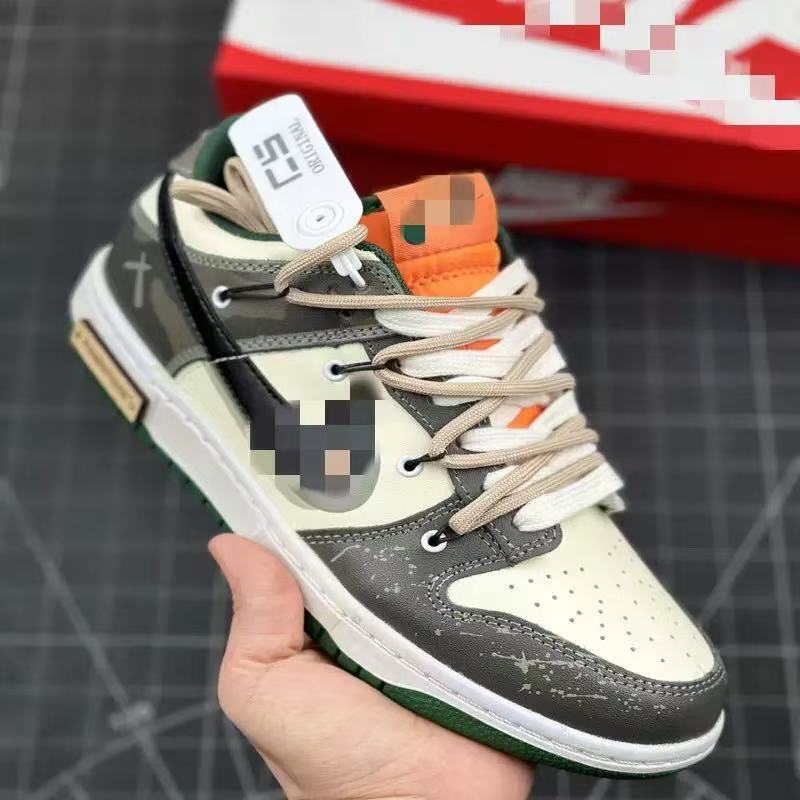 Putian Shoes Pure Original Dunk Low Sb Three Hook Casual Versatile Campus Men's and Women's Sports Shoes Strap Sneakers