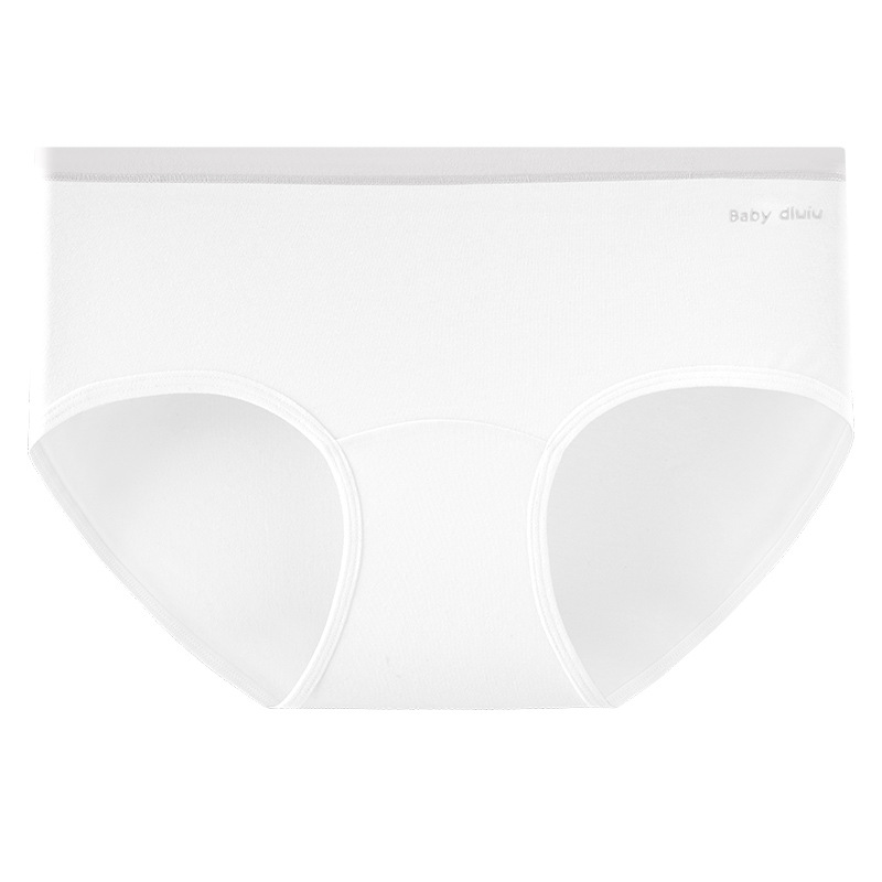 Ropa interior mujer algodón puro antibacteriano entrepierna de algodón 2024 nueva cintura media niña sin costuras calzoncillos pantalones cortos cabeza refrescante