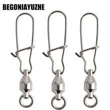 轴承转环增强别针不锈钢路亚活鱼扣海钓锚鱼八字环连接器配件大物