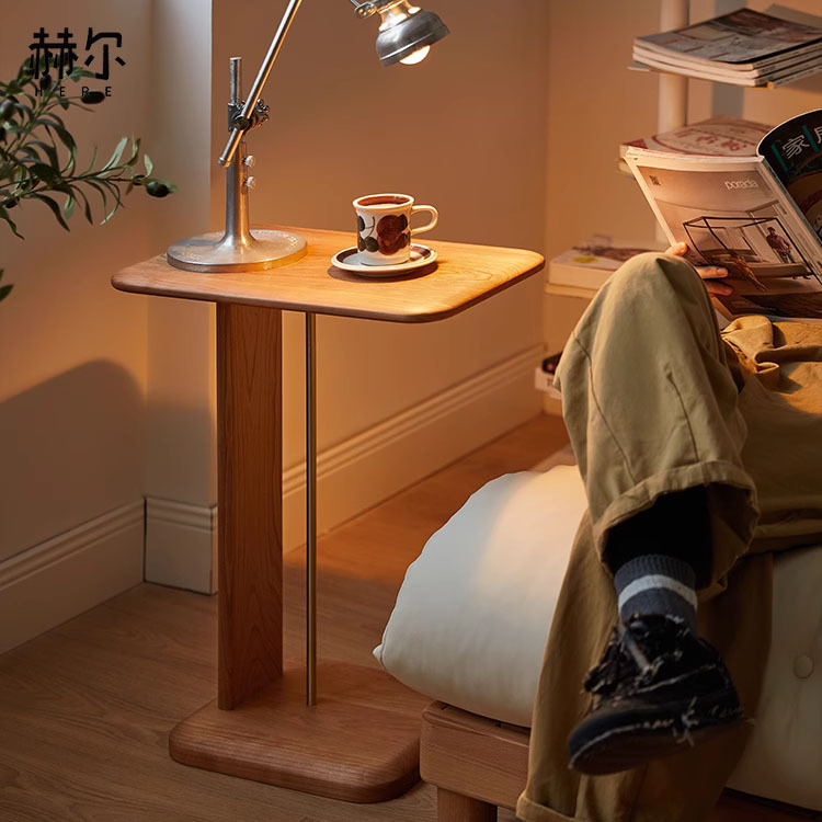 郵差來敲門豎琴邊幾沙發邊櫻桃木邊櫃桌子可移動床頭桌小茶几角幾