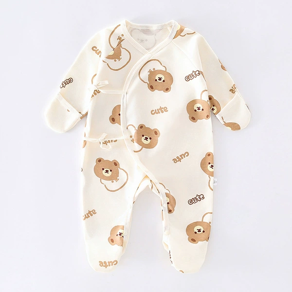 Two-color hand loop bag, with little bears