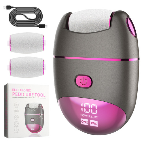 Electric Foot Grinder for Women, Waterproof Foot Care Device for Dead Skin Removal and Pedicure—Perfect for Home Use and Exfoliation