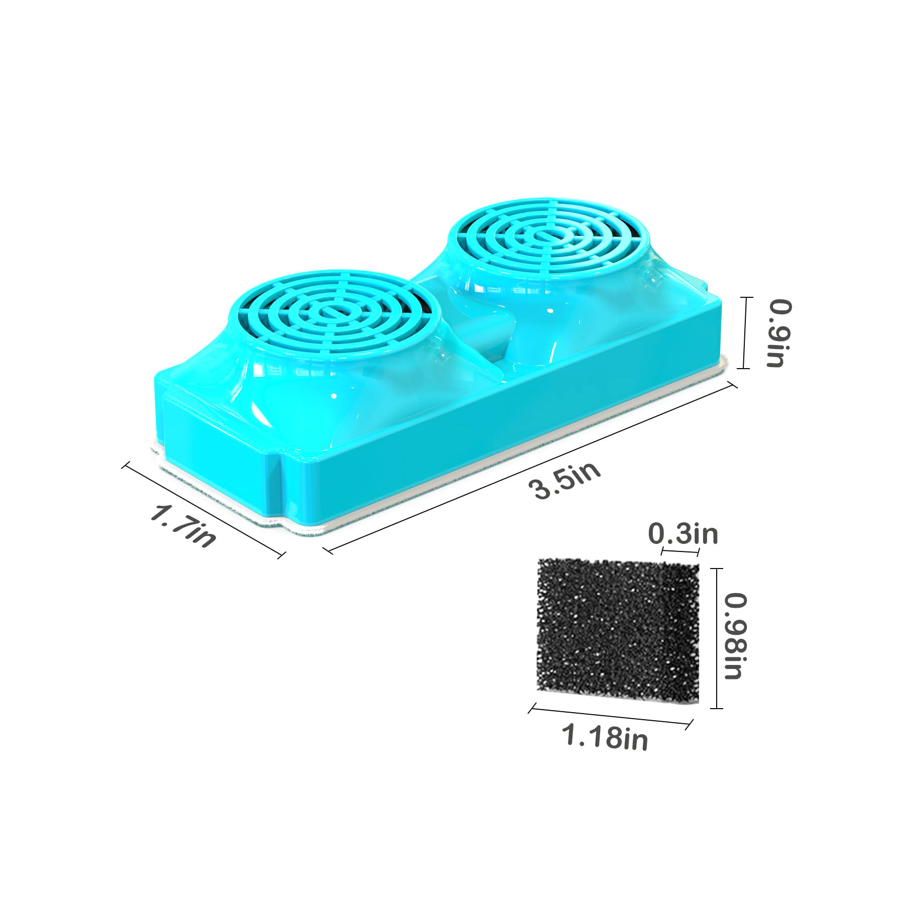 Amazon nuevo gato inteligente inducción agua potable cartucho de filtro cartucho de filtro de ala rectangular filtro de agua potable cartucho de filtro de algodón