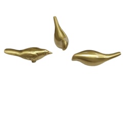 黃銅小鳥 抽屜櫃門衣櫃儲物櫃茶葉罐 把手銅藝 鐵藝 陶瓷搭配配件