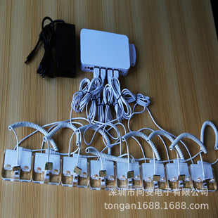 Mobile phone anti-theft device multi-channel one drag eight millet experience station alarm display stand Android Apple TYPEC Universal