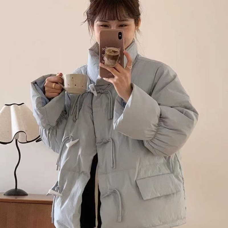 New Winter Loose-Fitting Short down Jacket for Women, White Duck Down, Horn Button Coat, Plus Size, Warm, for Petite Sizes, with Tags New Winter Loose-Fitting Short down Jacket for Women, White Duck Down, Horn Button Coat, Plus Size, Warm, for Petite Sizes, with Tags