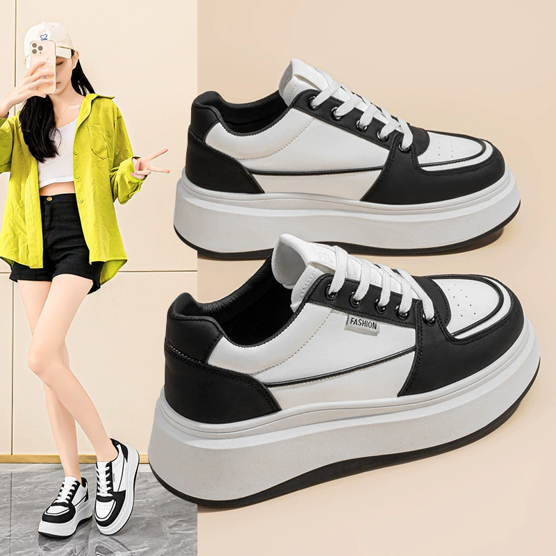 2025 Весенние женские туфли новые дышащие маленькие белые туфли для детей дюжины