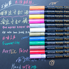 Acrylic Marker Pen Set: Colorful Water-Based Painting Pens for Albums, Ceramics, Tires, and Artwork