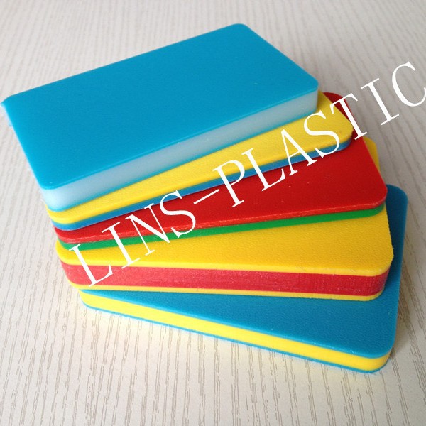 【厂家直销】长期供应HDPE双色板 彩色塑料板 聚乙烯皮纹板 抗UV