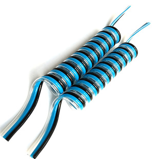 Wholesale high-quality TPU double-row spring air pipe automation equipment special side-by-side telescopic hose with good elasticity