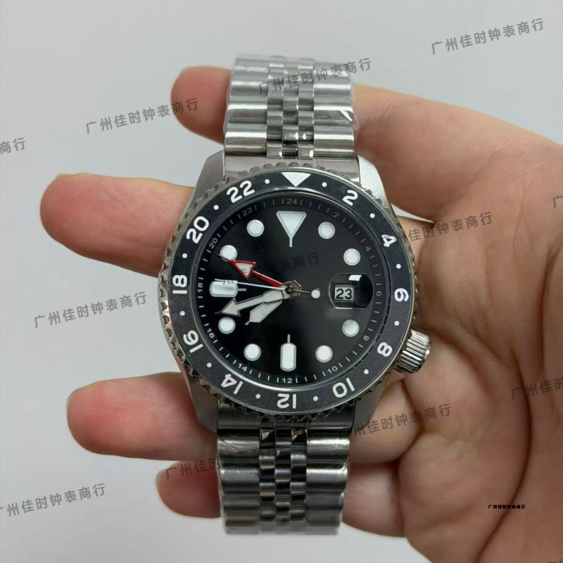 Seiko No. 5 Three-Eye Chronograph Men's Gmt Automatic Mechanical Steel Band Sports Luminous Men's Watch Ssk001K Cross-Border Seiko No. 5 Three-Eye Chronograph Men's Gmt Automatic Mechanical Steel Band Sports Luminous Men's Watch Ssk001K Cross-Border