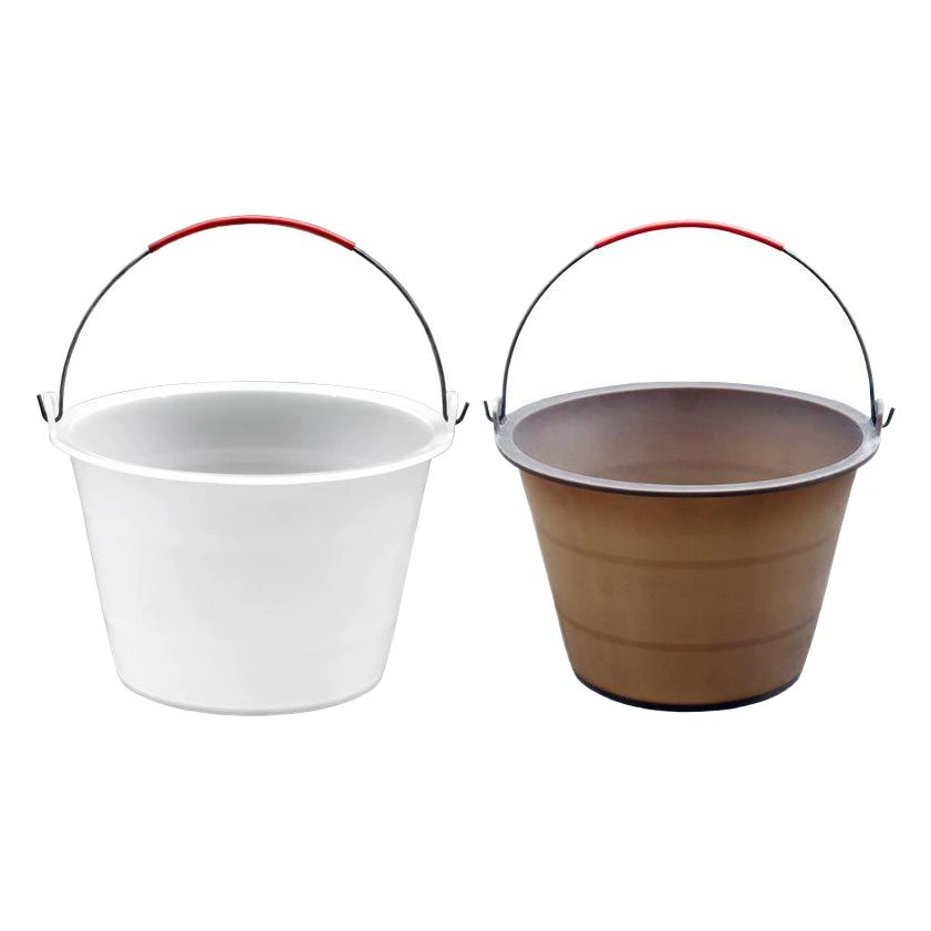 Ведро из говяжьего сухожилия, утолщенное ведро для грязи, ведро для грязи, строительная площадка, серое ведро для грязи, резиновое ведро, ведро для воды, серое ведро, ведро для цемента