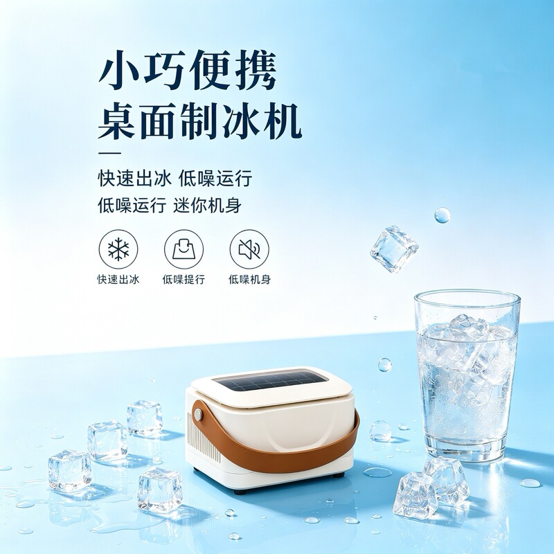 Ice maker, household, small, for dorms, mini, portable, fully automatic, desktop model Ice maker, household, small, for dorms, mini, portable, fully automatic, desktop model