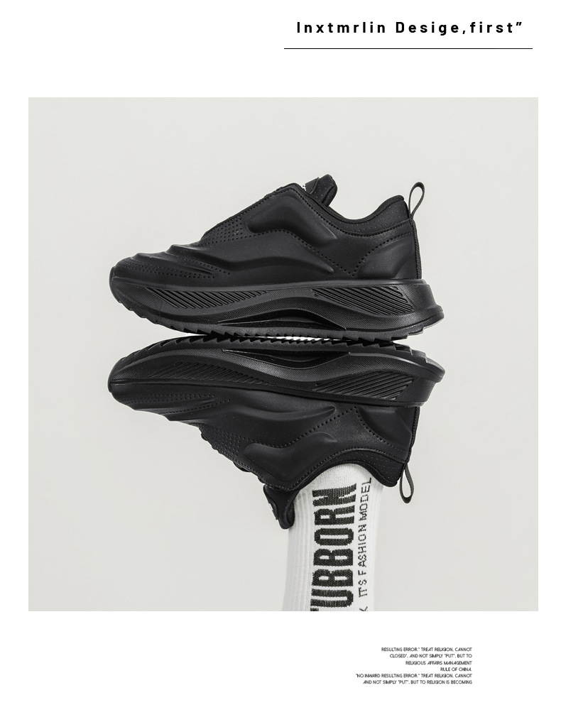 Scarpe da uomo Sneakers bianche Scarpe casual da uomo con fondo spesso con altezza crescente Scarpe da papà traspiranti per coppie di studenti_voghion.com