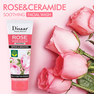 Cross-border Disaar Rose facial cleanser cleansing refreshing Shu Min facial cleanser factory wholesale Rose face wash