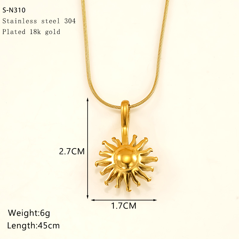 S-N310 (snake bone chain) gold
