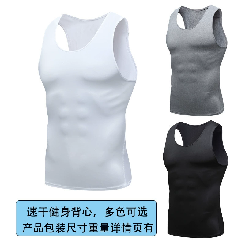 Трансграничные эксклюзивные жилеты для мужчин летняя спортивная одежда для бега спортивная одежда для мужчин обтягающий быстрый сухой тренажерный зал одежды производителей оптом