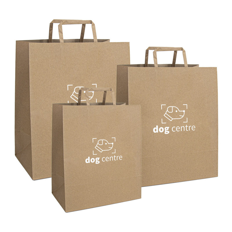 牛皮纸袋服装伴手礼打包袋logo环保手提创意袋环保材质