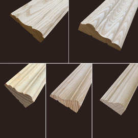 水曲柳实木线条背景墙天花吊顶线阴角线门套线装饰木线条原木平板