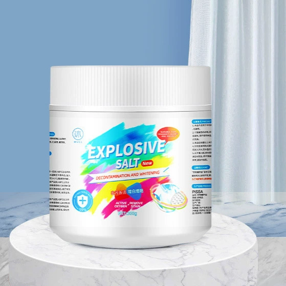 Взрывчатая соль для удаления пятен от соли, отбеливатель для цветной одежды, общее бытовое применение для окрашивания и выцветания, отбеливатель и фиксатор цвета взрывчатой ​​соли.