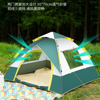Avtomobil dam çadırları – Two-door, two-window, fully automatic quick-open tent