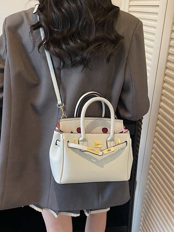 Texturas de alta calidad lujosas bolsas de mano Kylie 2026 nuevas moda transfronterizas lichi estampado versátil mochila