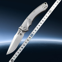 微技术 137RL钛合金炳 两栖高硬度折刀户外野营狩猎口袋EDC工具刀