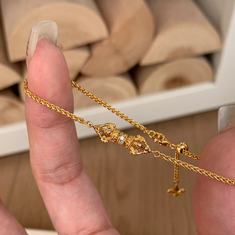 Little Red Book's Same Style Vajra Pestle Bracelet 2025 New Style Exquisite and High-End Design Stylish Versatile Fashion One Piece