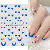 Nail stickers, fresh adhesive fake nails for nails, suitable for import, new collection, 3D