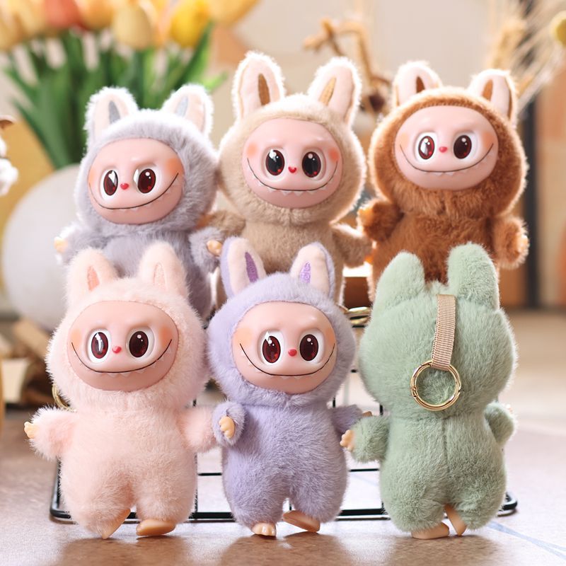 かわいいビニールウサギのペンダントぬいぐるみ人形ウサギのバッグペンダントキーホルダー人形人形|undefined